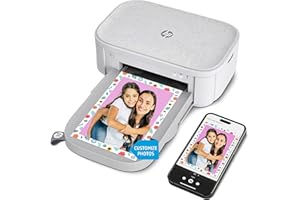 HP Sprocket Studio Plus Impresora WiFi - Imprime Fotos de 4x6 de Forma inalámbrica Desde su Dispositivo iOS y Android