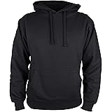 Martes Clothing | Mens Plain long sleeve Hoodie Fleece Pull-Over | Soft and comfy Adult Top Sweatshirt Hoodies | Work and lon