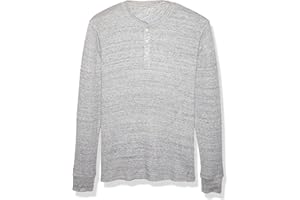 Amazon Essentials Koszulka Henley Mężczyźni Regular-fit Long-sleeve Waffle Henley (1 w zestawie)