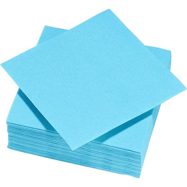 FATO Tovaglioli Di Carta Monouso, Ideali Per Pranzi E Buffet Informali, Confezione Da 50 Tovaglioli, Formato 33x33, Piegati In 4, 2 Veli, Colore Blu Notte, Carta 100% Pura Cellulosa, Certificata FSC - 5