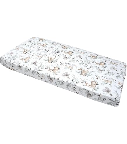 Housse De Matelas Bébé 75x95cm - Jersey 100% Coton élastique