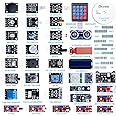 ELEGOO 37-in-1 Kit Modulo Sensore Elettronici V2.0 con Tutorial in Inglese Compatibile con Arduino IDE UNO R3 MEGA Nano, micr