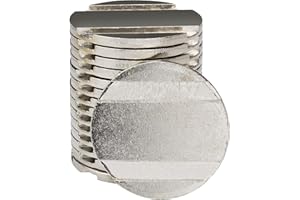 Münzer24 Wertmarke Typ pd25, passend z.B. für KDK Münzzeitgeber, Profil Token 25mm x 2mm aus Messing (50 Stück, Vernickelt)