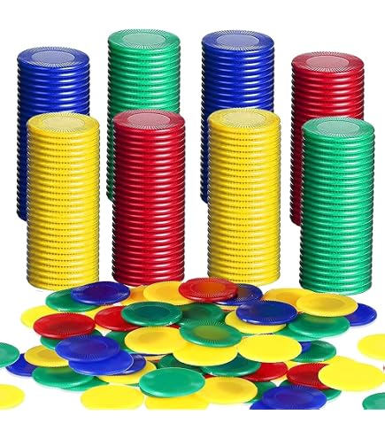 Jeu de 100 jetons de poker en plastique KIMISS - Accessoires de jeu