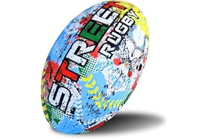 RUGBIER – Balón de Entrenamiento para Rugby - Talla 5 Training – Alta Gama - Entrenamiento y Juego - Categorías Masculinas y Equipos Senior – Street Graffiti