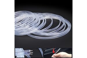 TABEN 8 m / 26.24ft Luz de fibra óptica Resplandor lateral del automóvil 12V 1W Iluminación LED a prueba de agua Tubo de fibra óptica Ambiente interior del automóvil Luces de tira de neón