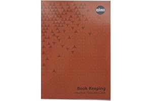 Rhino A4 Bookkeeping Book, Journal/Double Cash Ruling, 32-Page / 1-Pack - Ideal for Transaction Analysis & Accounts