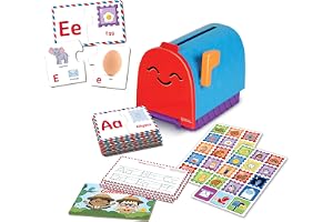 Learning Resources Alfabetisk brevlåda, alfabetiska leksaker, ett roligt alfabetiskt pusselspel, alfabetiska matchande pussel