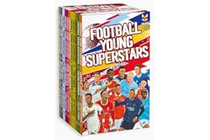 Football Young Superstars 12 Books Box Set:(Jude Bellingham, Marcus Rashford, Phil Foden, Bukayo Saka, Kylian Mbappe, Erling Haaland)