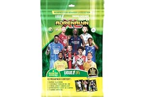 Panini ADRENALYN Ligue 1 McDonald's 2025-2026 Trading Cards Game Pack de démarrage (classeur + 4 Pochettes)