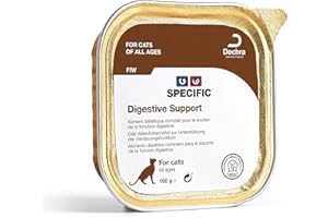 SPECIFIC® Digestive Support (FIW) - 7x100g - Cibo umido gatti di tutte le età - Rafforza la flora intestinale – Ricco di vitamine e minerali - Arricchito con postbiotici - DECHRA Veterinary Products