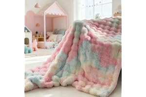 Gosig filt fluffig 1 000G/M² filt fleecefilt soffa filt för vardagsrum överkast, fluffig filt som levande filt och gosig filt för säng, soffa, sovrum, kontor (100 x 160 cm)