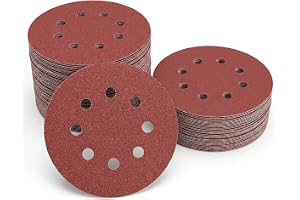 100 stycken 125 mm kardborreband slipskivor för excenterslipmaskin