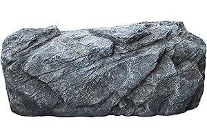 INTERGARDEN Trafohaus 85x35x35 cm | Abdeckfelsen | Abdeckstein f. Trafo | Trafostein | Stein-Attrappe | Kunststein | Trafohaus | Pumpenhäuschen | Steinabdeckung | Findlinge