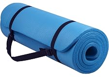 BalanceFrom GoYoga All-Purpose 1/2-Inch Extra Thick High Density Anti-Tear Exercise Yoga Mat with Carrying Strap