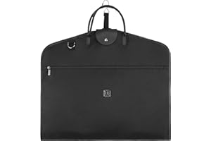 Hugh Butler - Copriabito da 40" (Leggero) - Abito Elegante 1-2 con Tracolla - Borsa per Indumenti da Uomo e da Donna - Pieghevole - Indumenti Senza Grinze. Niles Nero