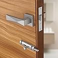 LAPO Deluxe Door Locks for Bathroom Door Lock, Balcony - Store Room Mortise Keyless Handlesets with Brass Baby Latch for Home,Office,Hotel | Matt Finish | 3 Years Warranty Ro-131