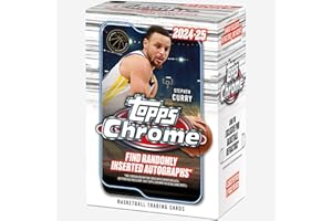 Ballon de Basket chromé Topps 2024-25 - Scellé en Usine - Boîte économique