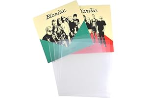 GAZZSRECORDS 10 7" inch vinyl Single Plastic Polythene Record Sleeves/covers for 45rpm LDPE | Acid Free