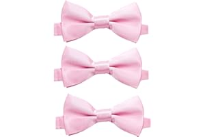 Double Tree Nœud Papillon Tissu Satin Enfant Garçon 2-14 ans - Mariage Cérémonie Baptême Fête - Chic Et Elégant