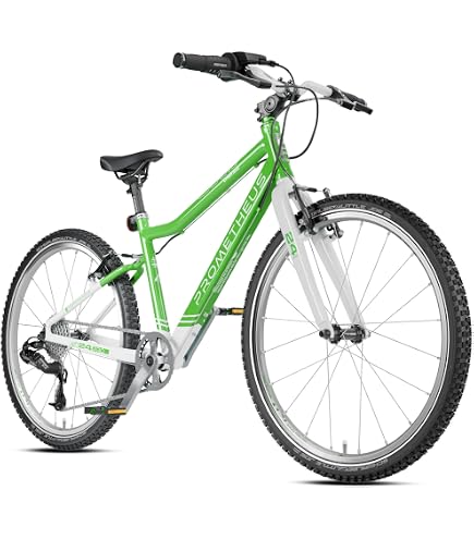 PROMETHEUS BICYCLES PRO Fahrrad 24 Zoll Mädchen | Premium Kinderfahrrad 24 Zoll alu | Fahrrad 24 Zoll ab 7 Jahre Super leicht | 8 Gang SRAM X4 Schaltung