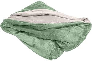FurHaven Replacement Dog Bed Cover Microvelvet Snuggery, Machine Washable - Sage, 44-inch