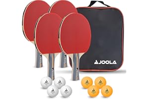 JOOLA TEAM SCHOOL Set de tennis de table - 4 raquettes/8 balles
