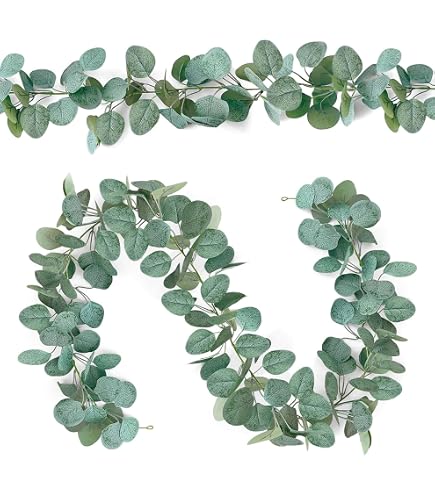 RECUTMS Knstliche Hngepflanzen Set (4 Stck)  83 Cm Herbst-Efeu,  UV-bestndig, Fr Drinnen & Drauen