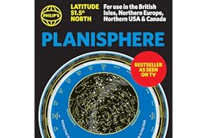 Philip's Planisphere (Latitude 51.5 North): For use in Britain and Ireland, Northern Europe, Northern USA and Canada (Philip's Stargazing)