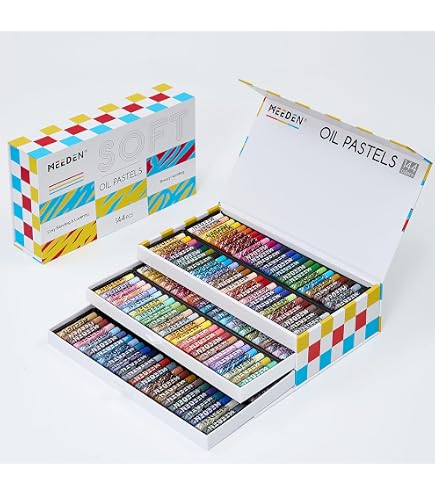 Coffret Raphaël 36 Pastels à L'huile Campus - Assortiment De Couleurs Vives Pour Artistes Débutants Et Confirmés