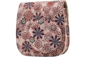 ZEEREE Podróżna torba na aparat z paskiem na ramię/vintage skóra PU - do Fujifilm Mini 8/ Mini 8S / Mini 9 / Mini 11 / Mini 12 torba na aparat fotograficzny, dmuchawiec, Fujifilm Mini