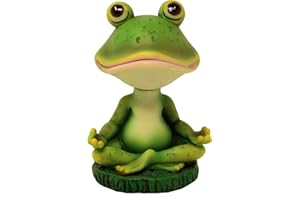 MC Wackelkopf Yoga Frosch Auto Figur