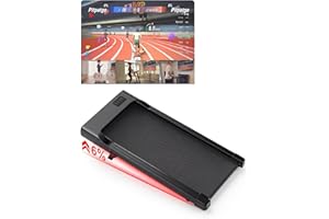 Superun Walking Pad Raceable 6% Incline 2.5HP Under Desk Treadmill 136KG Capacity 6/ 12KM/H Foldable Treadmill with HIIT & MI