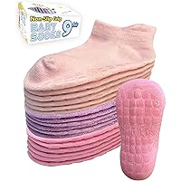 6 Paia Calzini Alla Caviglia Antiscivolo Per Bambini - Cotone Morbido, Con Grips E Design Colorato - Foto 6