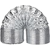 Orret Home Wire Unbreakable Hood Chimney Flexible Aspirator Pipe 150 Cm