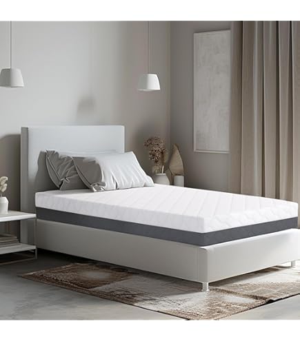 EVERGREENWEB - Sommier Pour Lit Simple 90 X 190 Cm à Lattes En Bois