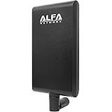 Alfa Network APA-M25 dual band 2.4GHz/5GHz 8 / 10dBi high gain directional indoor panel antenna with RP-SMA connector (compar