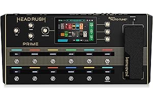 HeadRush Prime - Pedaliera Multieffetto per Chitarra e Voce, Processore con Amp Cloner, Antares Auto-tune, WiFi, Touchscreen, Looper e Bluetooth