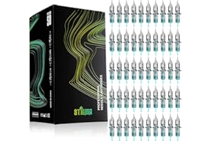 STIGMA 50Pcs Cartucce per tatuaggi Aghi usa e getta Misti #12 Bugpin Round Liner Curved Magnum Shader 1RL 3RL 5RL 7RL 9RL EN02B-50KIT-Q