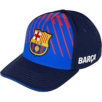 Casquette Officielle FC Barcelona EIX Enfant - Noire, Taille Réglable, Licence Barça