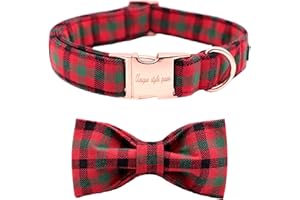 Unique style paws Collare per cani di Natale, papillon per cani, comodo e regolabile, per cani e gatti di piccola taglia