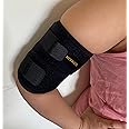 NIVAVE CORSICA Bicep Tendonitis Brace Compression Sleeve Support, Upper Arm Brace Bicep Support Bands for Pain Relief, Muscle Strains and Inflammation, Tricep/Bicep Wrap for Men and Women (1, Black, L)