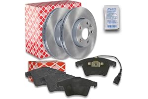 LOTT-AUTOTEILE 2x Bremsscheibe Ø308mm + Beläge Bremsbeläge Klötze vorne Set Vorderachse