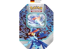 Pokémon-Sammelkartenspiel: Tin-Box Paldea-Partner: Bailonda-ex (1 holografische Promokarte & 4 Boosterpacks)