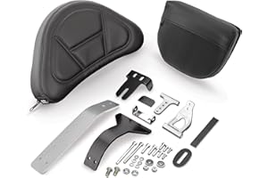 SHOW CHROME ACCESSORIES Show Chrome 52-797A Motorcycle Smart Mount Removable Backrest For Honda Goldwing GL1800 2001-17 Fully Adjustable
