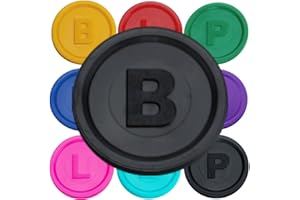 ‎SCHWABMARKEN SCHWABMARKEN 1000 Pfandmarken, Chips, Token Farbe Schwarz B