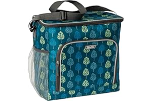 Zento Cool Bag | 6hrs | Sunburst Design, Insulated Lining & Ripstop Fabric Keeps Your Snacks Fresh-Travel/Camping/Picnic