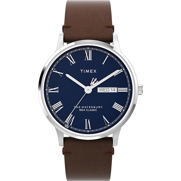 Timex Orologio Analogico al Quarzo Uomo con Cinturino in Pelle TW2V91500