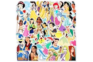 CANVERLENS Pegatinas de vinilo de Leuke prinse 50 Uds para botellas de agua, ordenador portátil, monopatín, pegatina bonita, regalo para niños y adolescentes, resistente al agua