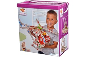 Eichhorn - Hélicoptère 5en1 - Jeu de Construction Bois - 225 Pièces - Dès 6 Ans - 100039098